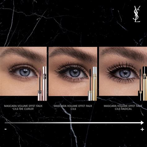 yves saint laurent mascara volume effet faux cils the curler